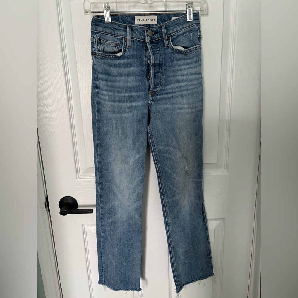 Denim Forum The Arlo High Rise Straight Size 25 - Picture 6 of 9